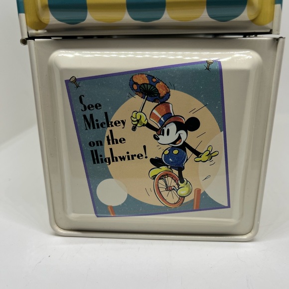 Vintage 1999 Disney Mickey Mouse Under the Big Top Metal Lunch Box GUC - Picture 5 of 6